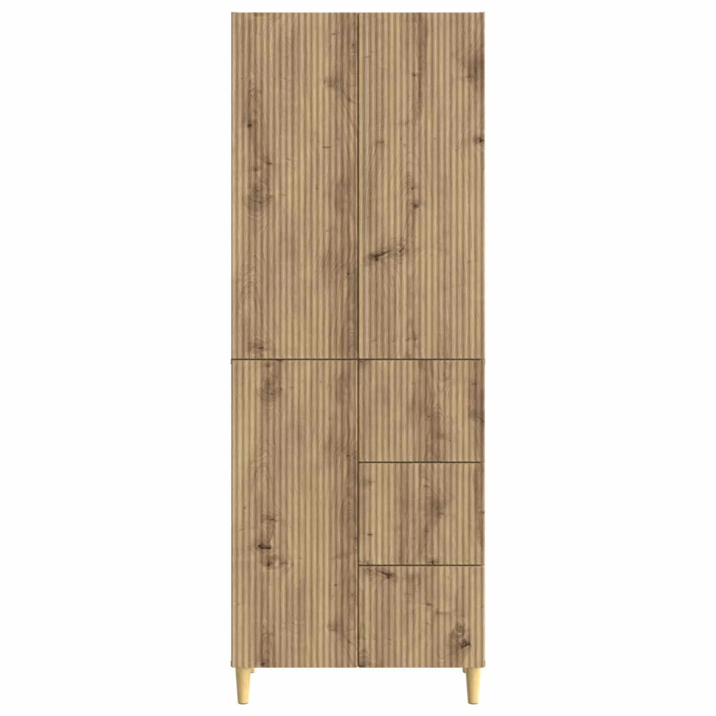 Set di armadi 2 pcs 66 x 34,5 x 90 cm Legno ingegnerizzato