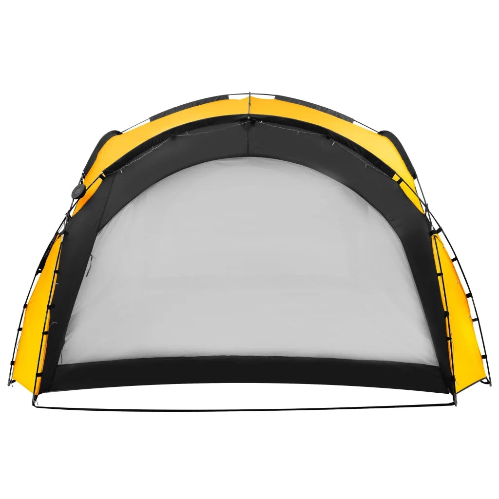 Tenda per Feste con LED e 4 Pareti 3,6x3,6x2,3 m Gialla 92238