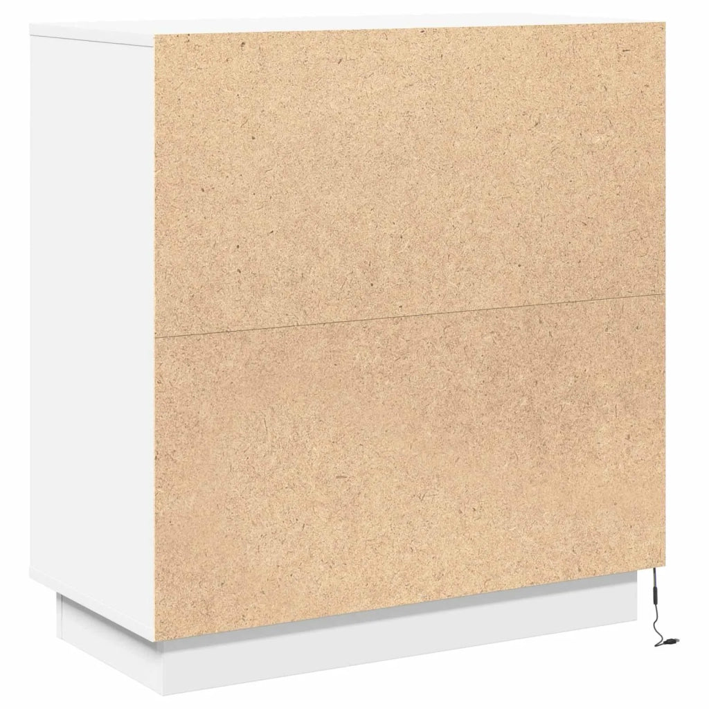 Credenza | Madia LED per Bianco 71 x 34,5 x 75 cm Legno multistrato