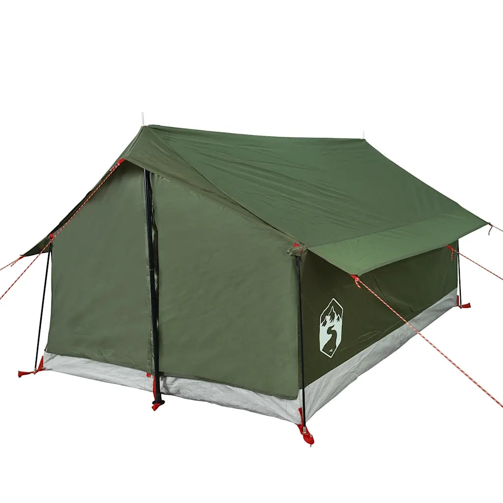 Tenda da Campeggio per 2 Persone-Tenda per Escursionismo Verde Oliva Impermeabile 196780