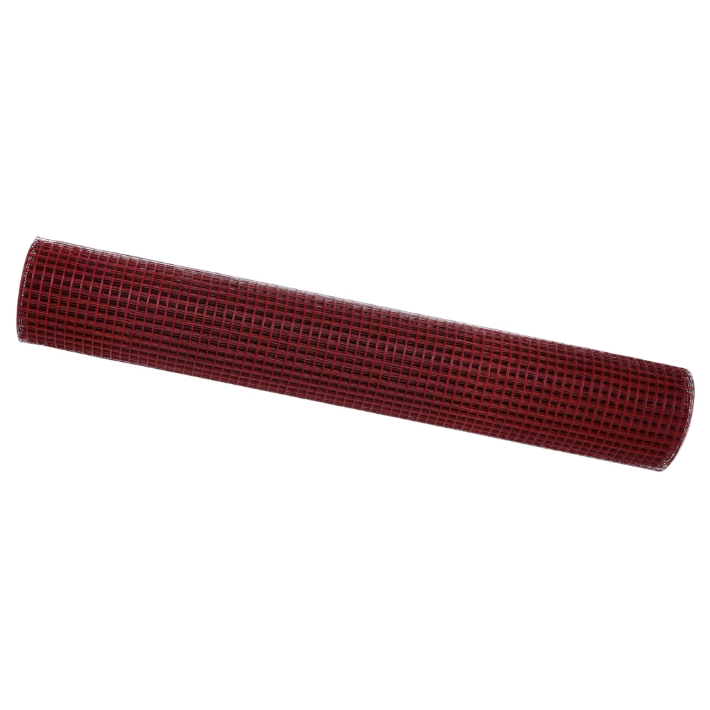 Recinzione in Filo Saldato Rossa 1.5x25 m Acciaio