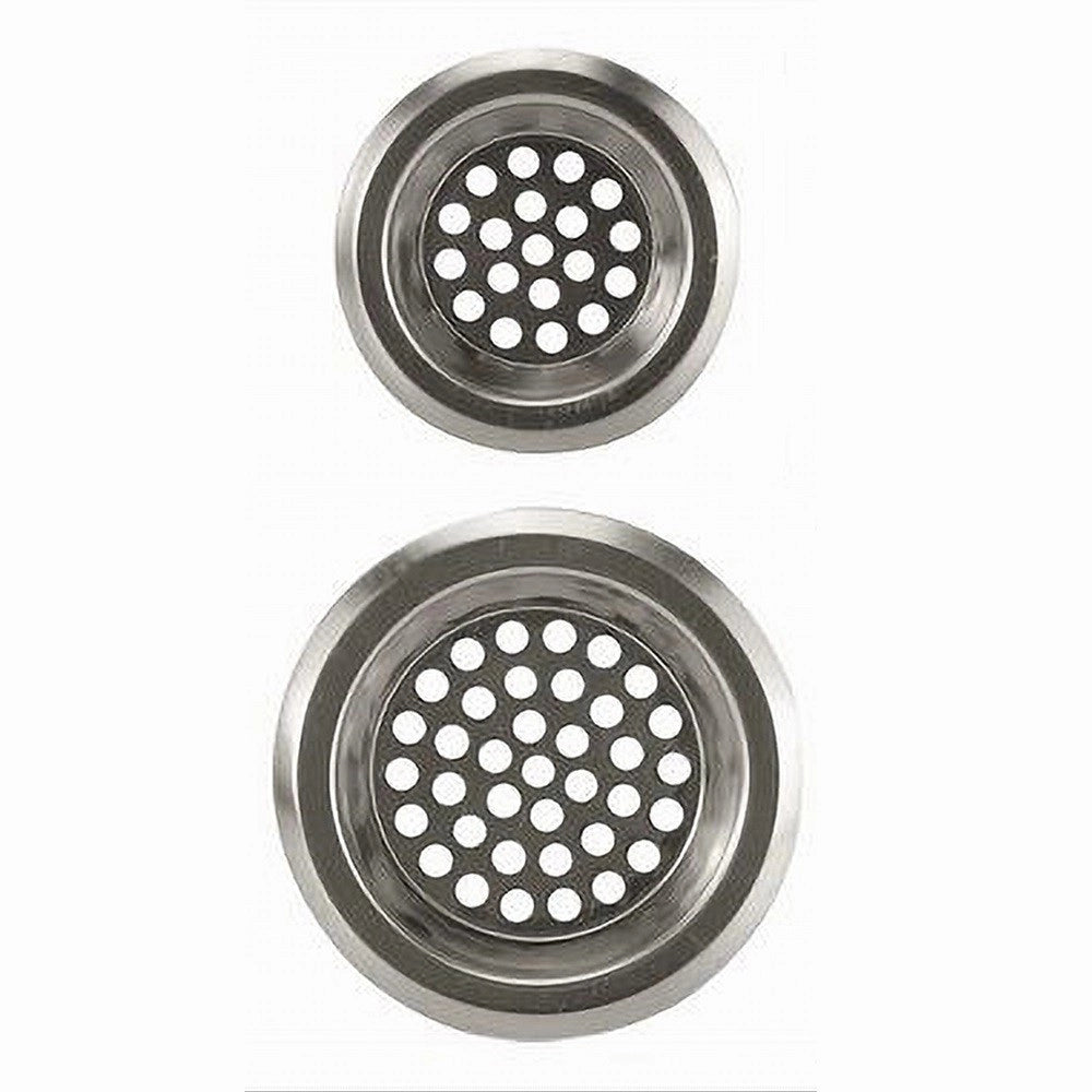 Trade Shop - Set 2pz Filtro Protezione Scarico Lavello Cucina Bagno Doccia Da 6cm 7.5cm 10399 -