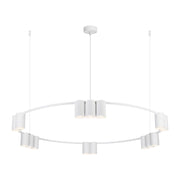 Lampadario Milagro Genesis bianco in alluminio Ø100 15xGU10