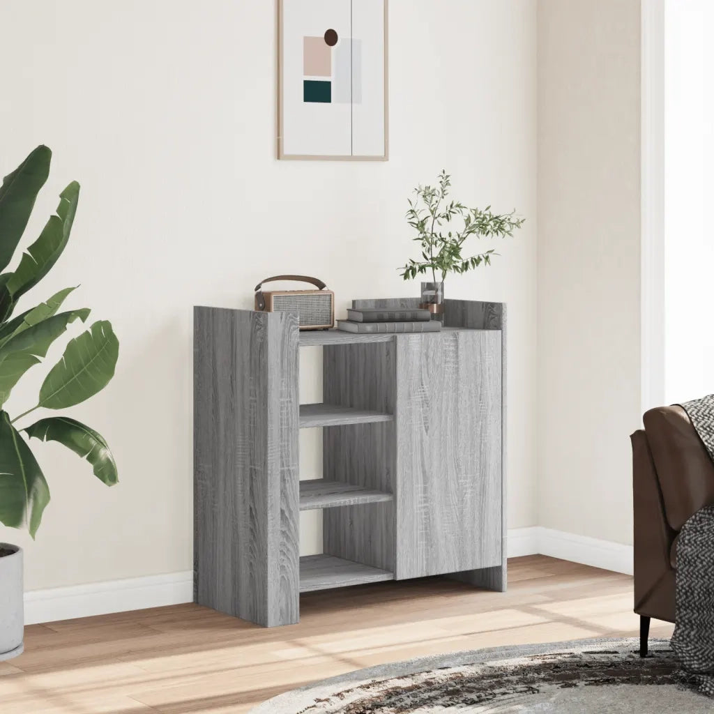 Credenza | Madia | Buffet da pranzo | Armadio da pranzo Grigio Sonoma 73,5x35x75 cm in Legno Multistrato