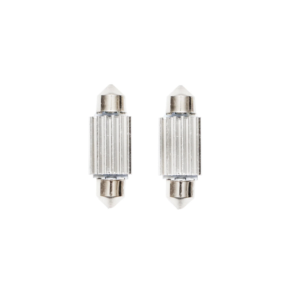 Set di 2 lampadine LED SMD SOFIT 36mm 12V 0,2A luce fredda