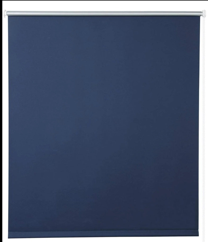 Tenda avvolgibile oscurante termoisolante con rivestimento senza fori 50 x 160 cm blu 19_0000849