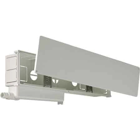 VASCHETTA DA INCASSO CON SIFONE PER RACCOLTA CONDENSA cm 45x6,5x10h