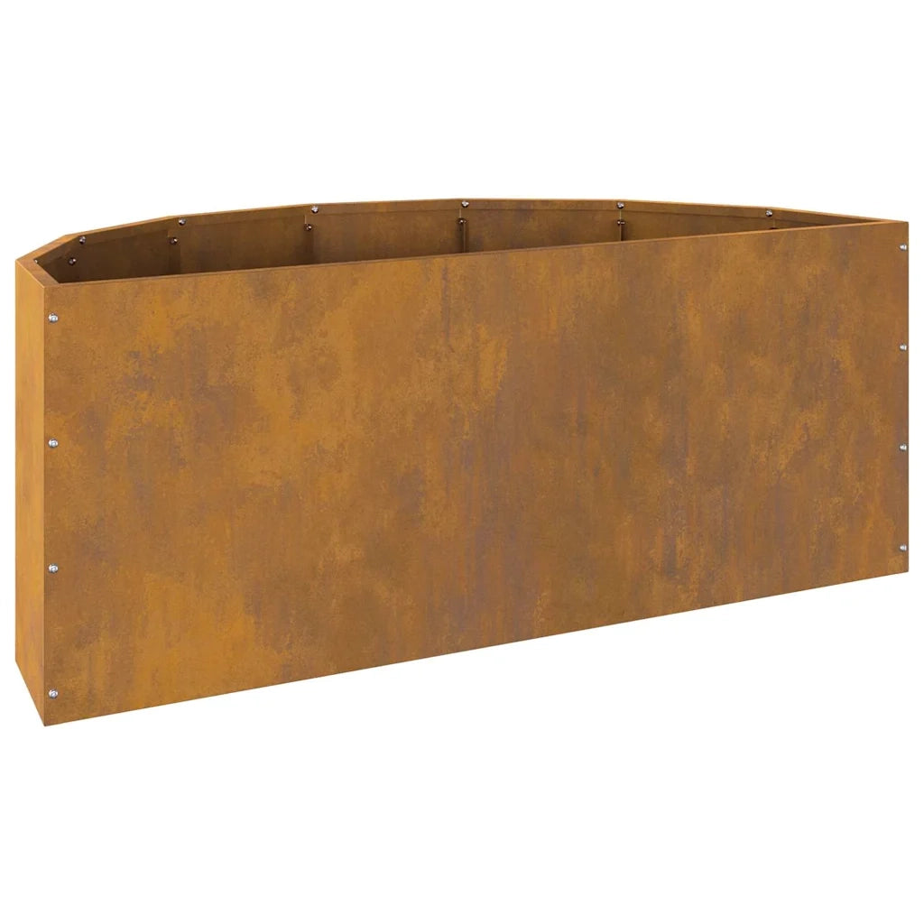 Fioriera Ruggine-Vaso-Contenitore per Piante 90 x 45 x 35 cm