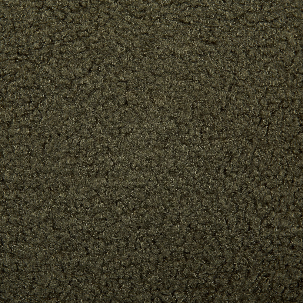 Sedia da ufficio girevole con altezza regolabile in tessuto boucle verde stile moderno retrò ufficio di casa