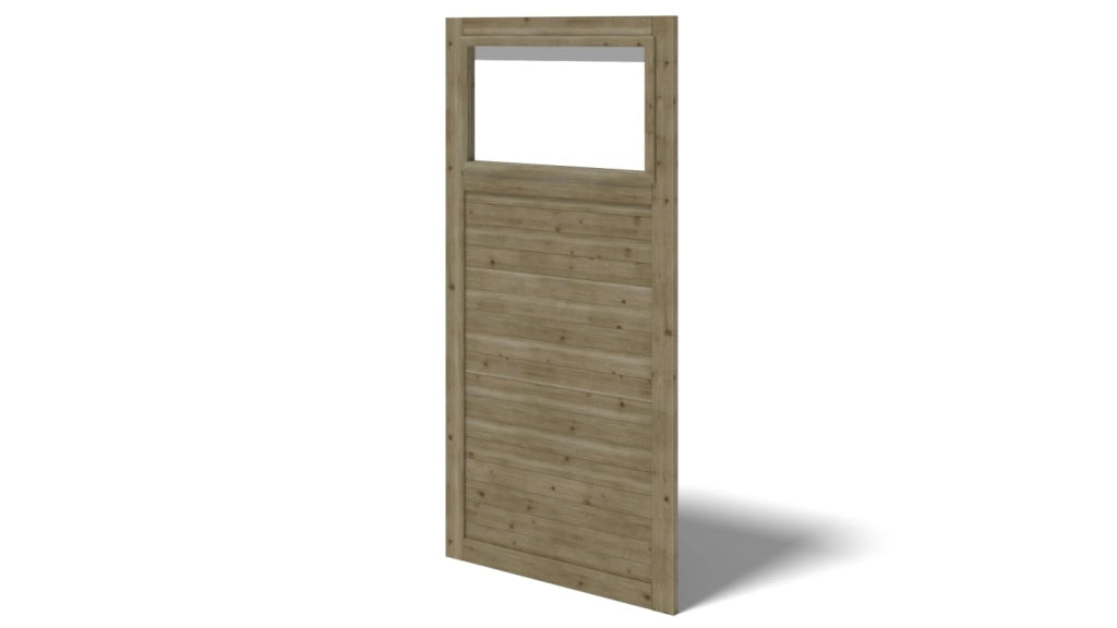 Gazebo da giardino in legno pergola 4.04x4.04 m con pannell - Impregnata - ALT135 - ALTANKA