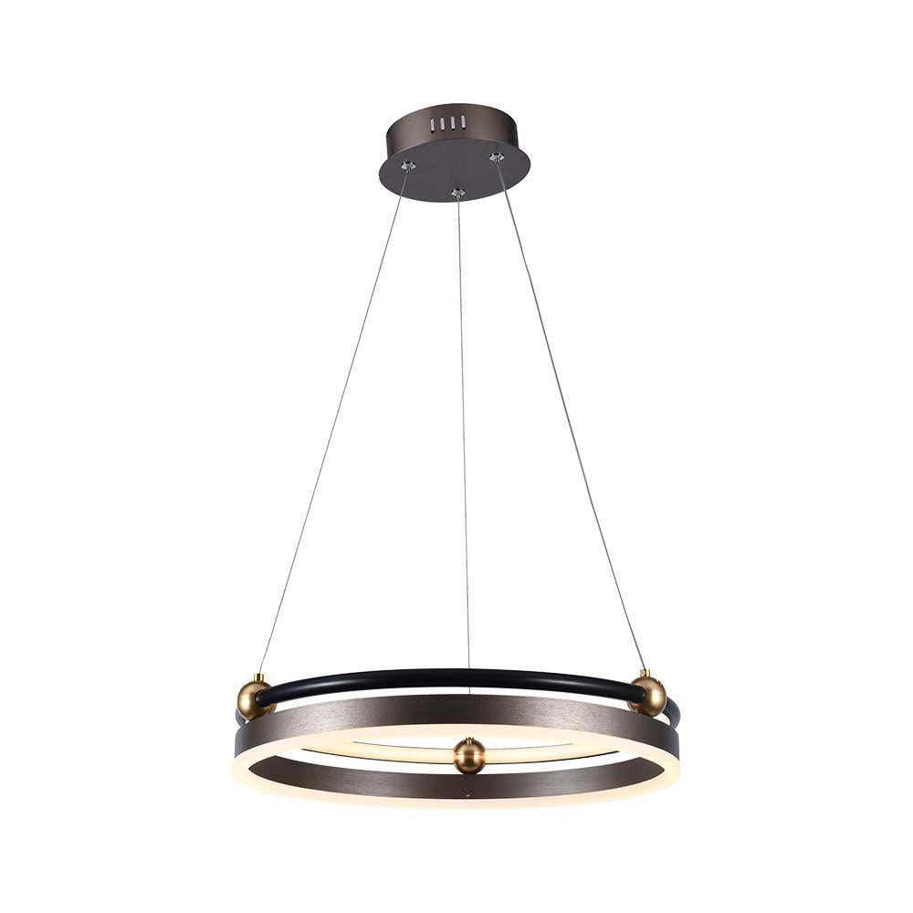Lampada a sospensione LED 3000K anello bronzo V-TAC