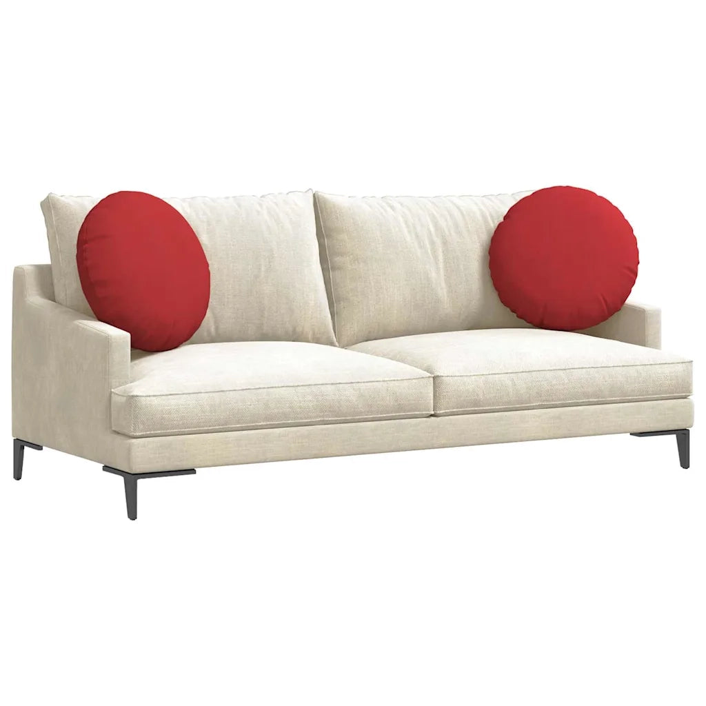 Cuscini per Seduta 2 pz | Cuscini per sedie Rosso ?50 x 19 cm Tessuto
