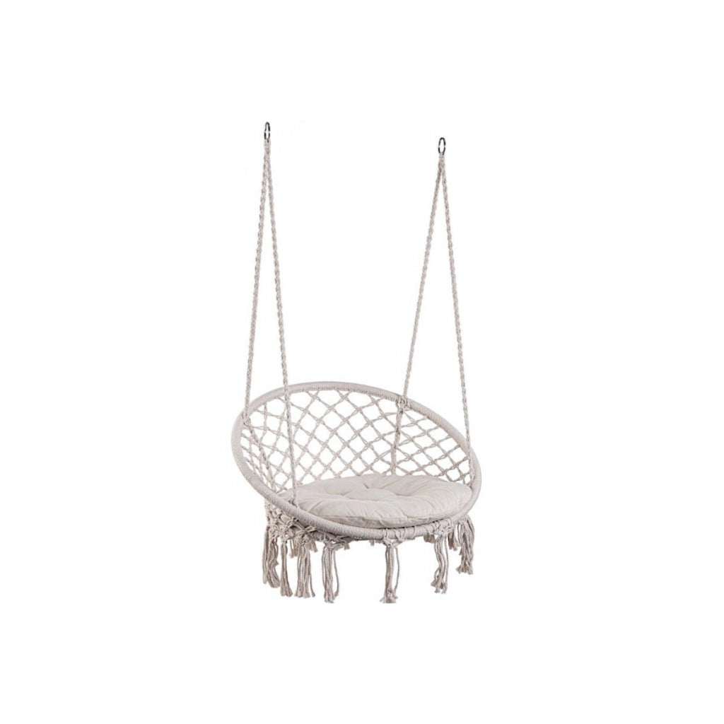 Bizzotto amaca pensile Javier bianco Ø80x130h