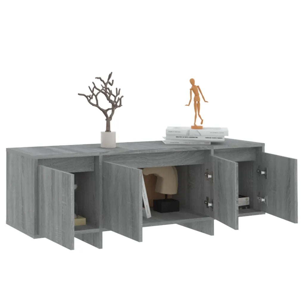 Mobile Porta TV Grigio Sonoma 120x30x40,5 cm in Truciolato cod mxl 20918