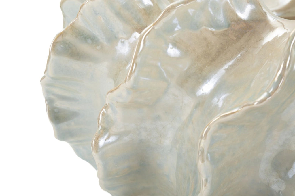 Cachepot Perly Ø43x16 cm in Ceramica Perla