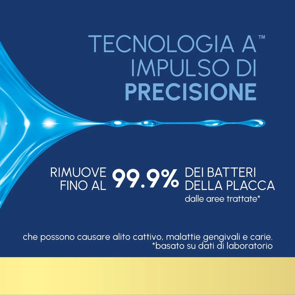 Idropulsore Dentale Ultra Professional con 6 Testine e Sistema Avanzato di Controllo della Pressione con 10 Impostazioni, Strumento di Rimozione della Placca Dentale, Bianco (WP-660EU)