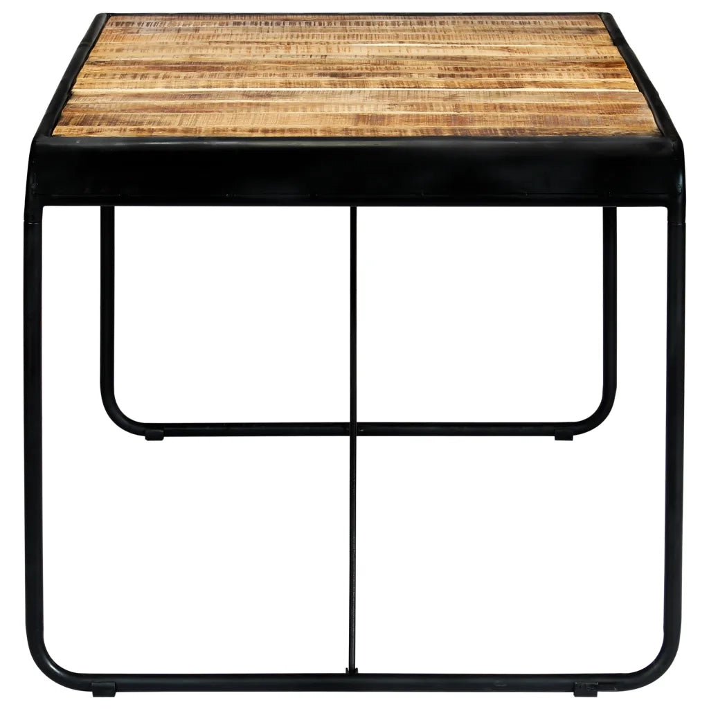 Tavolo da Pranzo 180x90x76 cm Legno Massello di Mango Grezzo 247866
