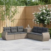 Set di divani 7 pz Grigio e Grigio Scuro 3448824