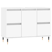 Mobile da Bagno | Armadio da bagno Bianco 80x33x60 cm in Legno Multistrato