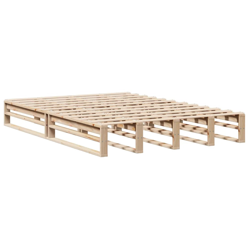 vidaXL Giroletto con Testiera 140x200 cm in Legno Massello di Pino