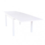 Tavolo Allungabile Hawaii 135/270x90x75 h cm in Alluminio Bianco