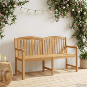 Panchina in legno intagliata a mano Naturale 179,5 x 61 x 90 cm