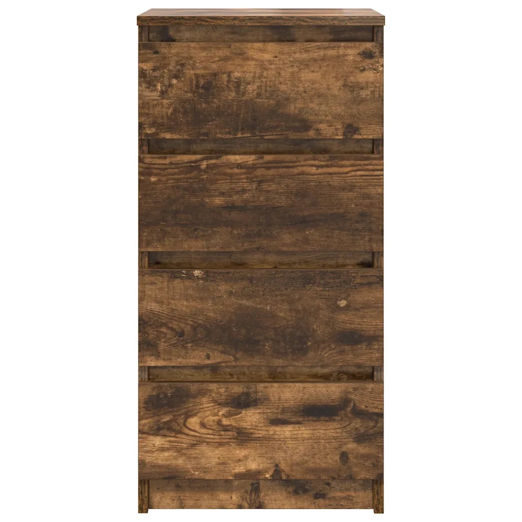 Credenza-Buffet-Armadio da cucina Rovere Fumo 37,5x35x76 cm in Legno Multistrato 313171
