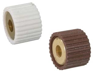 MENSOLE CILINDRICHE FORATE IN OTTONE- - bianca - 500 pezzi