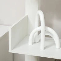 Mobile Libreria ad Albero con 13 Ripiani in Legno Truciolare, 96x30x150cm