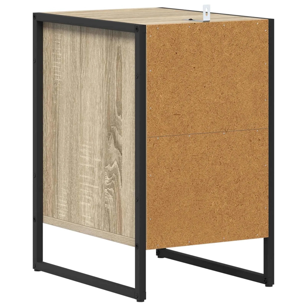 Comodino Sonoma 39,5 x 30 x 50 cm Legno multistrato 886656