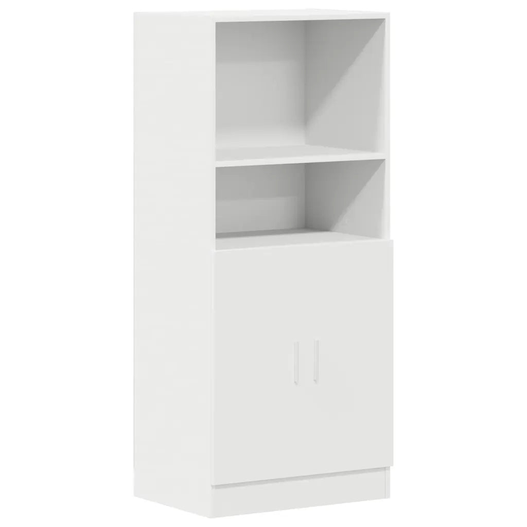 Mobile da cucina-Armadio da cucina Bianco 57x41,5x131,5 cm in Truciolato
