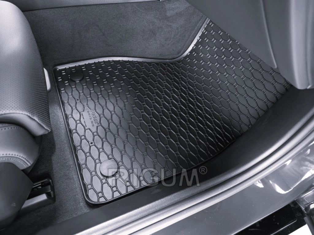 RIGUM906158 , Tappeti per Auto Gomma per BMW 5 2023- (G60,G61) Termica e plug-in Hybrid, BMW i5 G60e, G61e 2023- elettri