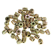 Houtdraadinzetstuk zeskantmoeren con gerbo per legno - 8 mm - Insetti per mobili - 50 pezzi per progetti in legno