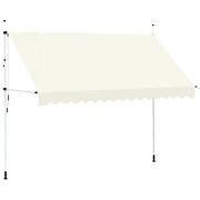 Tenda da Sole Retrattile Manuale 350 cm Crema
