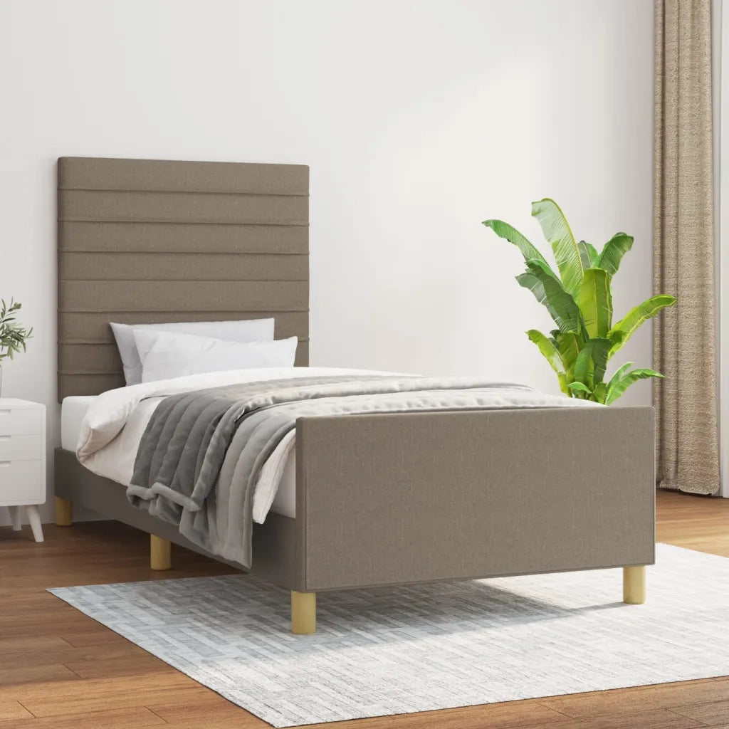 Giroletto senza Materasso Tortora 80x200 cm Tessuto 3125094