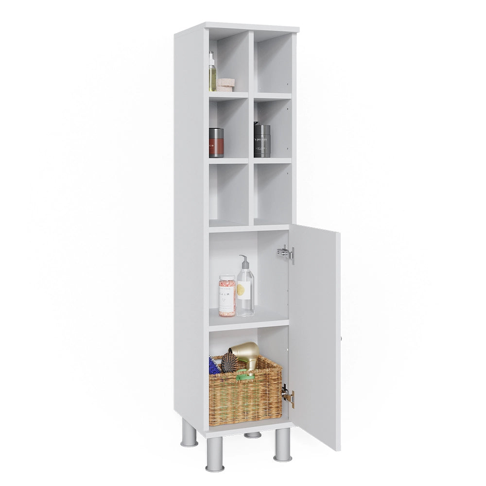 Mobiletto bagno Fynn Bianco 30 x 130.6 cm porta grande Vicco