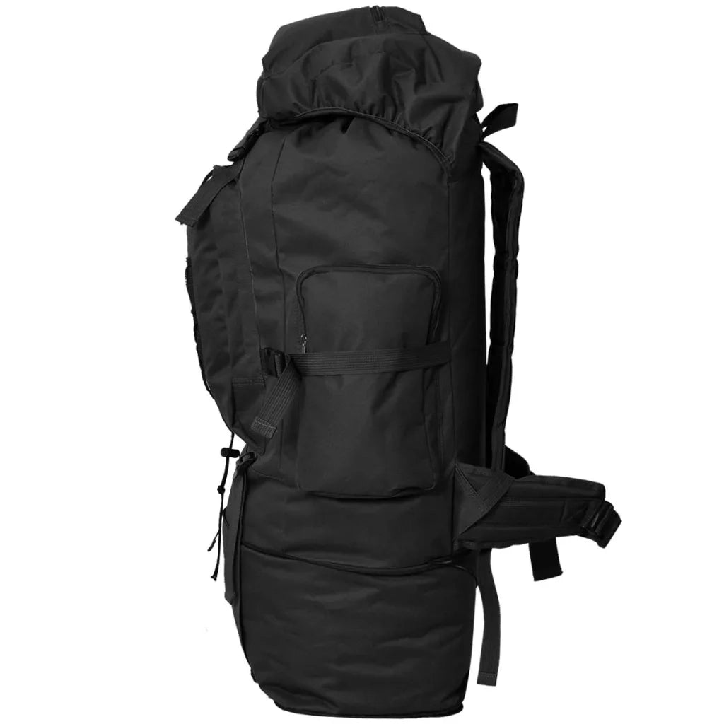 Zaino Stile Militare XXL 100 L Nero 91097