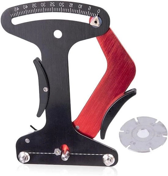 Strumento di calibrazione per forcella bicicletta - Misure di pressione - Strumento di misurazione in lega di alluminio CNC - Adatto a tutte le forcella