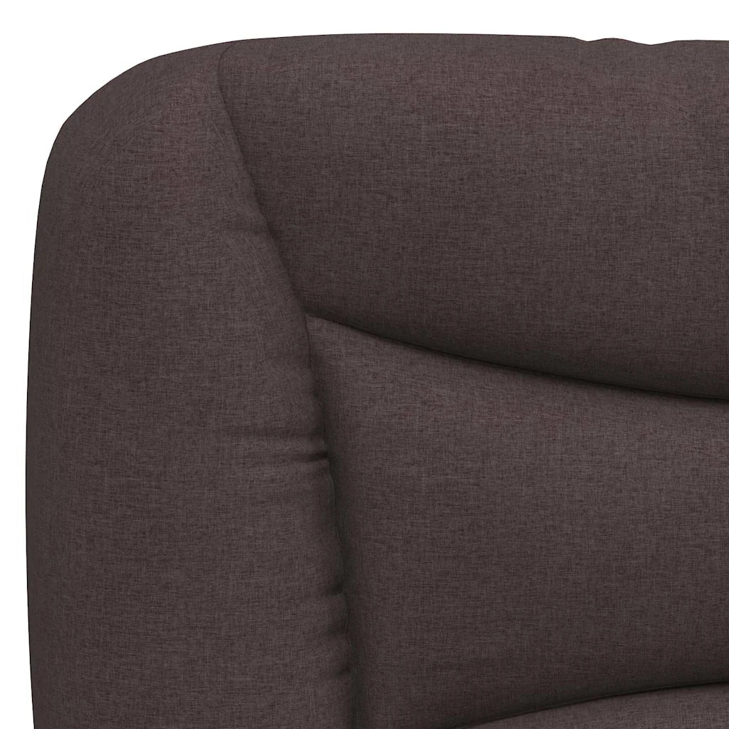 Giroletto senza Materasso Hvar Marrone Scuro 120x200 cm Tessuto 3207761
