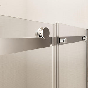 Box Doccia Angolare 70x140 cm 1 Anta Scorrevole in Cristallo Trasparente 8mm H195 Bonussi Elise 3.0