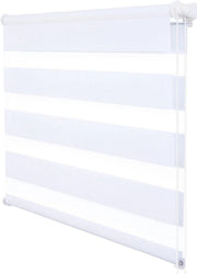 Raccordo di tenda con catena - oscurante e isolante - compatto e moderno - design elegante - bianco - 90x150 cm