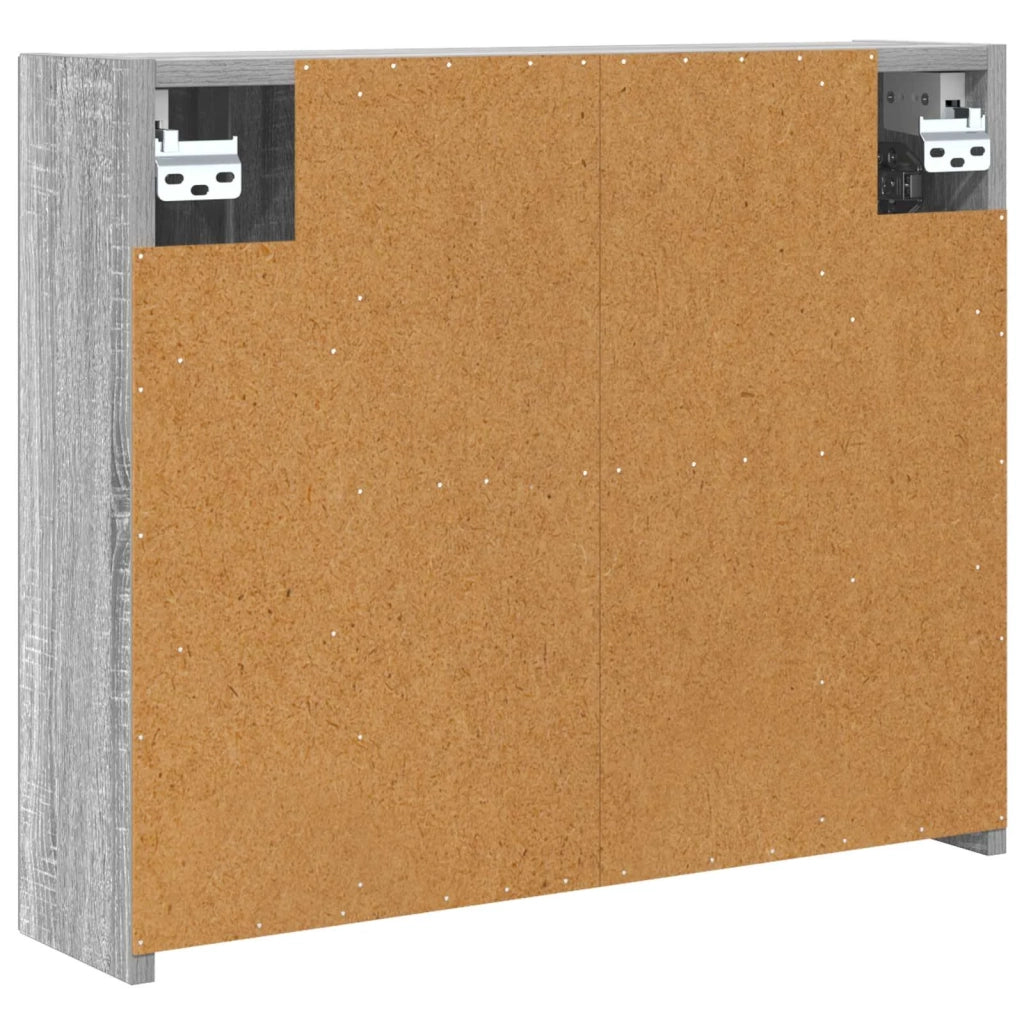 Mobiletto per specchio da bagno Grigio Sonoma 60 x 14,5 x 50 cm 889076