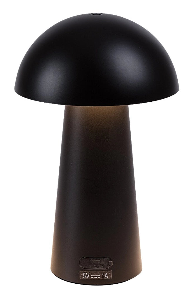 Lampada da tavolo LED portatile Mireo IP44 nera Rabalux