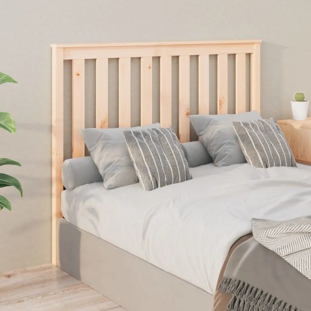 Testiera | Testata per Letto 141x6x101 cm in Legno Massello di Pino