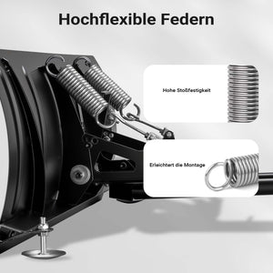 Spazzaneve per quad, 120cm x 40 cm, regolabile, Sgombraneve Spartineve