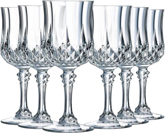 Vetri di vino eleganti - alta qualità - 6 pezzi