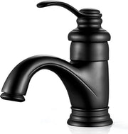 Wastafier retro in nero - Rubinetto per doccia con scarico basso - Ottone