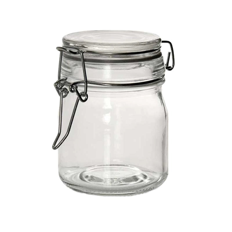 BARATTOLO DA CUCINA IN VETRO PER AROMI E SPEZIE ERMETICO COLORI ASSORTITI 160ML