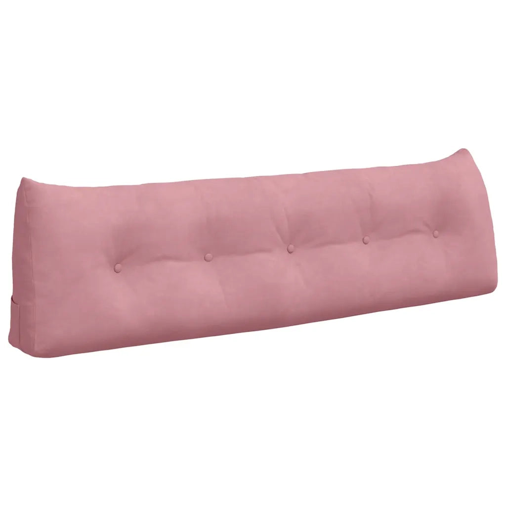 Cuscino per Schiena Rosa 160 x 24 x 50 cm Velluto