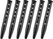 Haringe a V per 31 cm - 6 pezzi - Lega di alluminio - Robusta e leggera - Haringe a V - Ottima presa e stabilità - Haringa a T